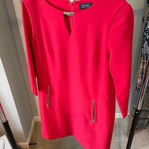 RED HOT ZIPPER DRESS